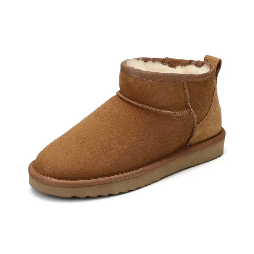 Iraqis Are Pleasing To Themselves Warm Wear-Resistant Slip-Resistant Short Snow Boots Women's