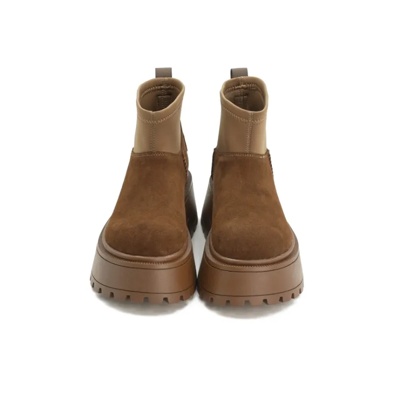 Little Sue Niche Design, Trendy Versatile, Lightweight, Commute, Martin Boots Ankle Boots Women's-8