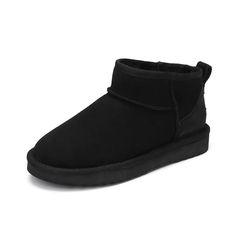 Iraqis Are Pleasing To Themselves Warm Wear-Resistant Slip-Resistant Short Snow Boots Women's-4