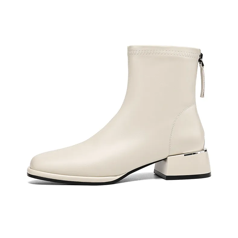 HLA Ankle Boots Women's Black/Brown/Beige-10