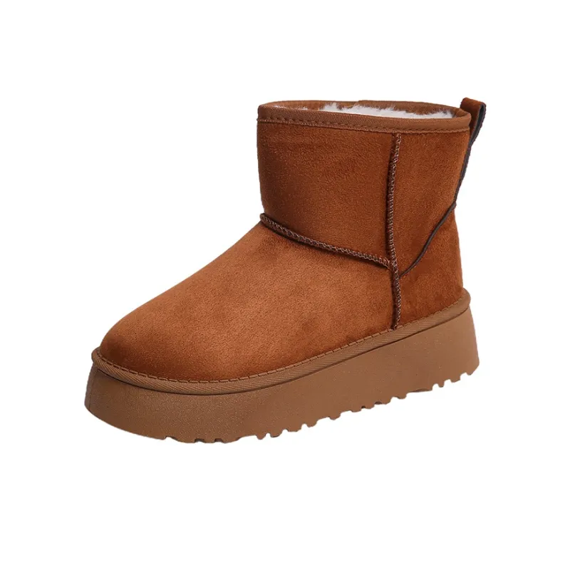 CVOJOO Warm And Wear Resistant Short Snow Boots Women's-6