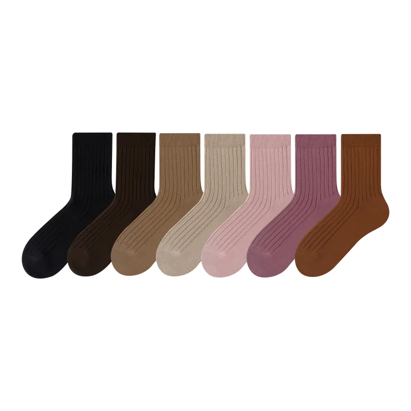 Caramella Mid Calf Socks Women's 7 Pack-0