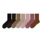 7 Pack (Women's Black+Brown+Light Brown+Milk Tea+Leather Pink+Sauce Pink+Caramel)