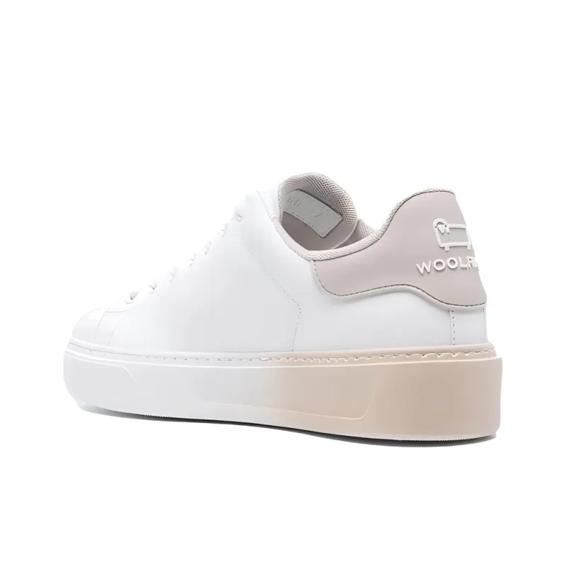 WOOLRICH Ombré-effect Leather Sneakers-3