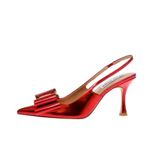 STEVE MADDEN Slim Heel High Heels 8cm Women's Red