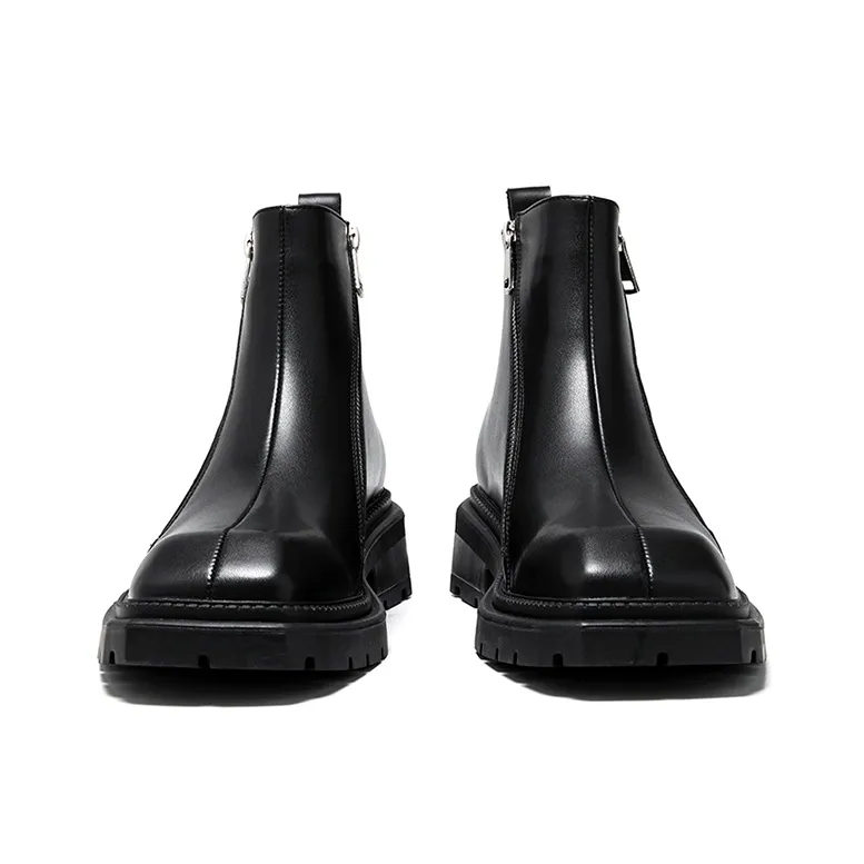 GZZ Ankle Boots Men Black-2