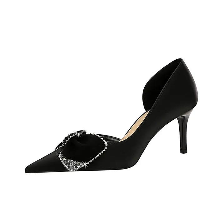 BIGTREE Slim Heel High Heels 7cm Women's-1