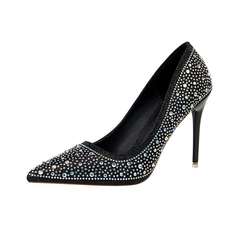 QITUMAUL Slim Heel High Heels Women's-15