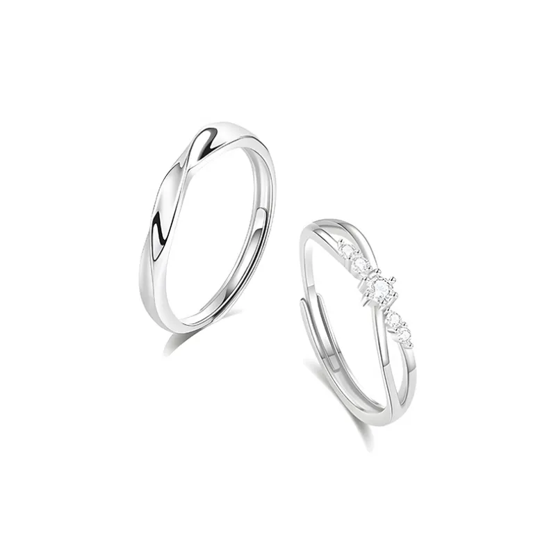 KING TAI SANG 999 Fine Silver Rings Unisex-4