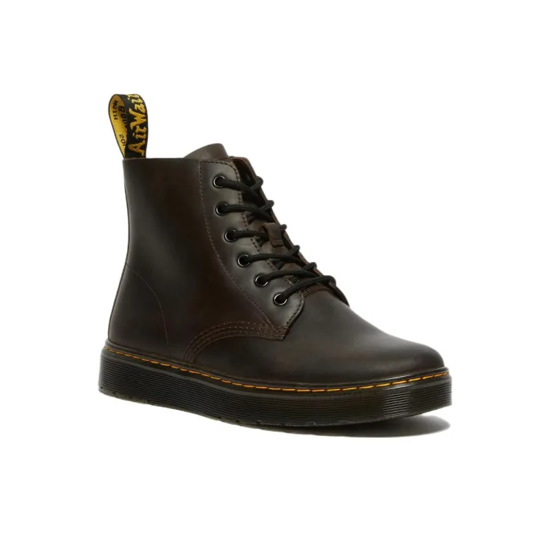 Dr.Martens Thurston Crazy Horse Leather Chukka Boots 'Dark Brown'-1