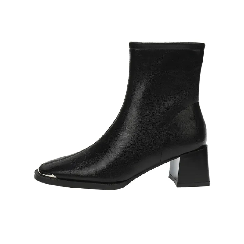 Beijiani Ankle Boots Women's Brown/Black-7