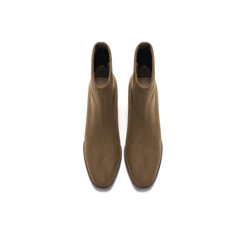HARSON Ankle Boots Women's Khaki/Black-14