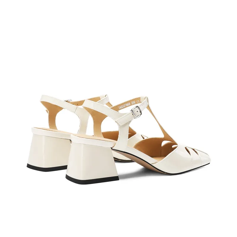 BOSSSUNWEN Chunky Heel High Heels 5cm Women's-7