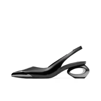 Staccato Box, Armor Floral Irregular Heel High Heels 5cm Women's