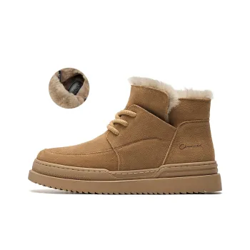 C°BANNER 9cm Snow Boots Men's Yellow Brown