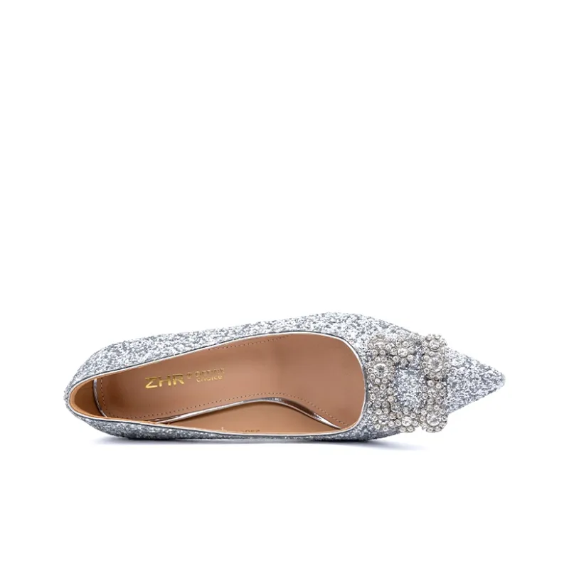 ZHR Meteor Shower Series Slim Heel High Heels 7cm Women's-99