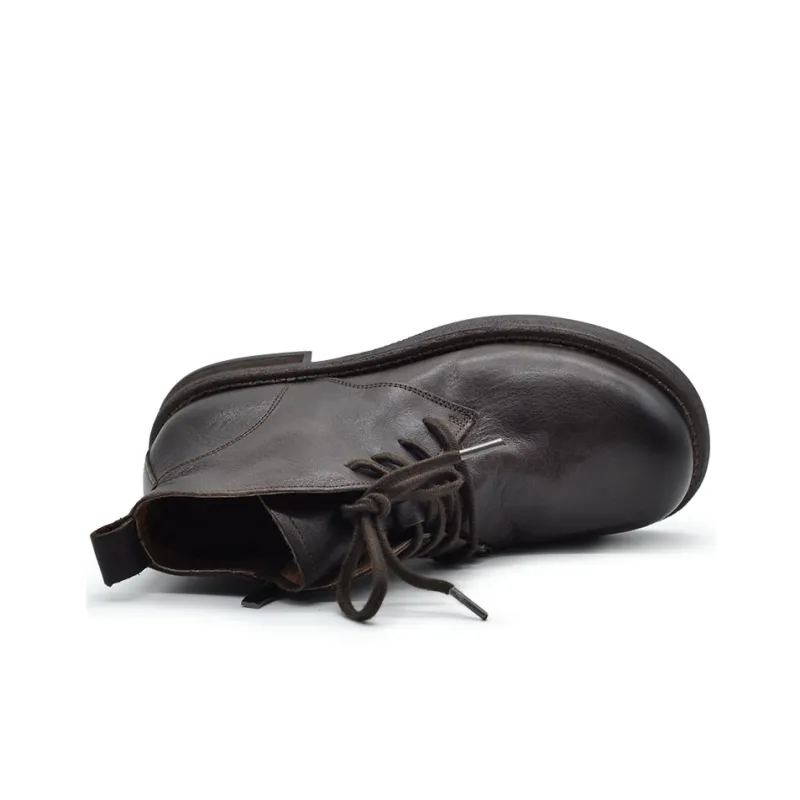 ARTMU Ankle Boots Women's Brown-5