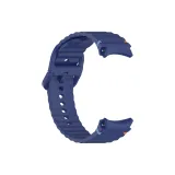 FE Seamed Button Quick-Release Silicone Strap, Midnight Blue