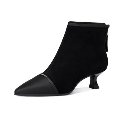JESSICA SOPHIA Small Barefoot Shoes Ankle Boots 4cm Women's