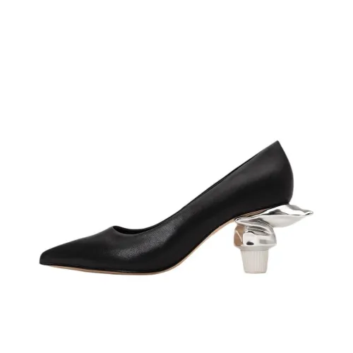 Maison MIHARA YASUHIRO Toothpaste Heel 60mm Leather Pumps