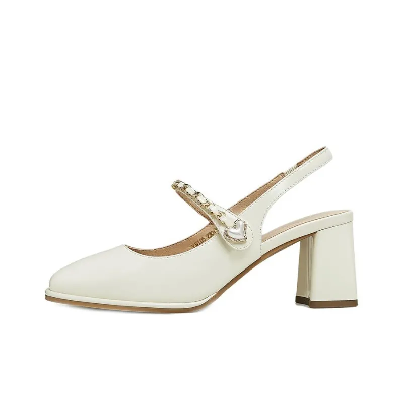 Tata Chunky Heel High Heels 6.5cm Women's-0