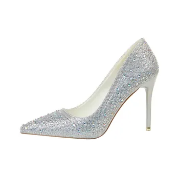 Dunnu Slim Heel High Heels 10CM Women's