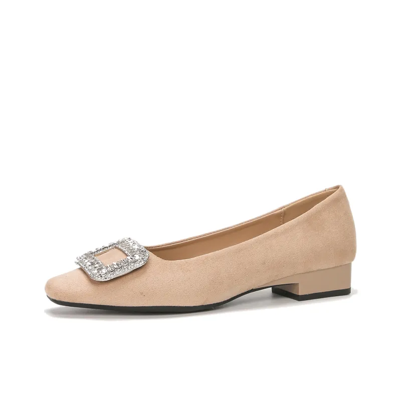 Bamiti As If Treading On Level Ground Chunky Heel High Heels 3CM Women's-5