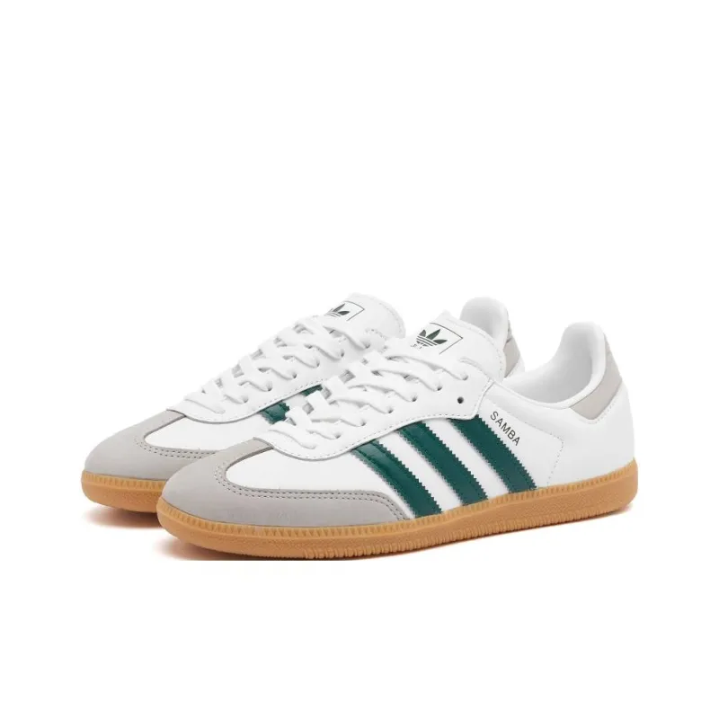 Adidas Samba Og White Collegiate Green Gum Women's-1