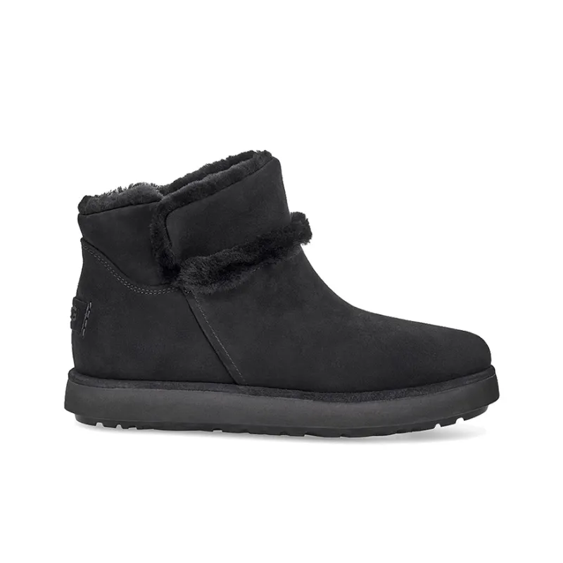 UGG Classic Mini Spill Seam Blvd Snow Boots Black Women's-1