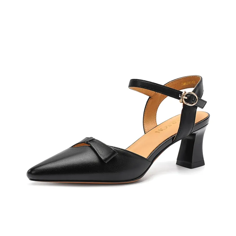 HARSON Block Heel High Heels Women's-1