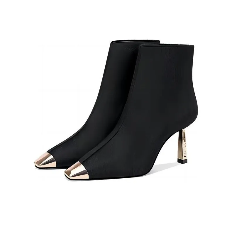 JESSICA SOPHIA Ankle Boots 6cm Women's Black-2