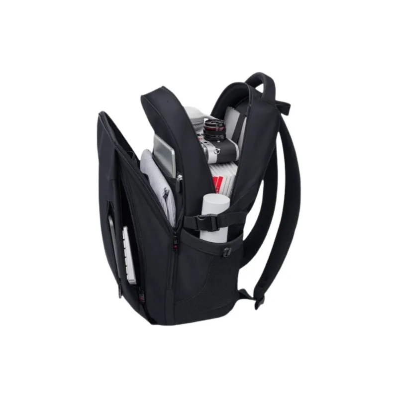 Warrior Nylon Fabric Backpack Regular Unisex Business Urban Techwear Black-2