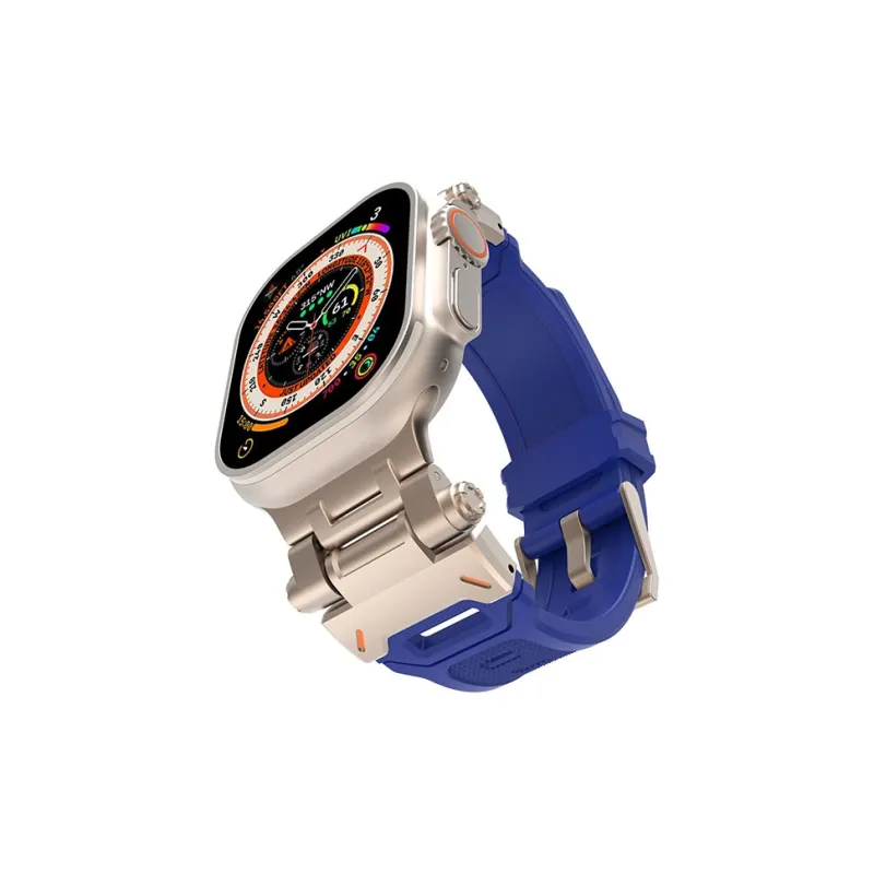 ZHENGGUANG Watch Band Apple Compatibility 41mm Silicone Material-6