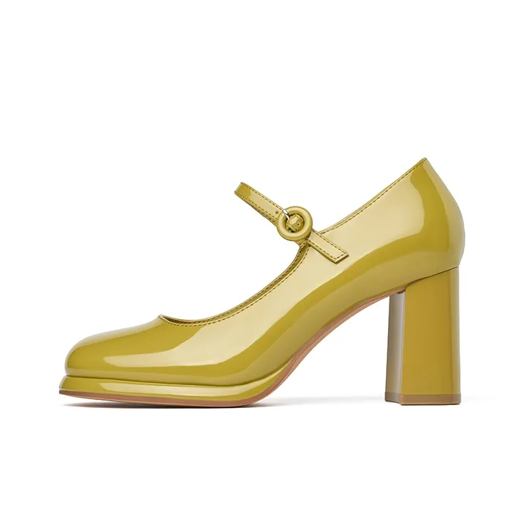 JOSINY Chunky Heel High Heels 7.5cm Women's-6