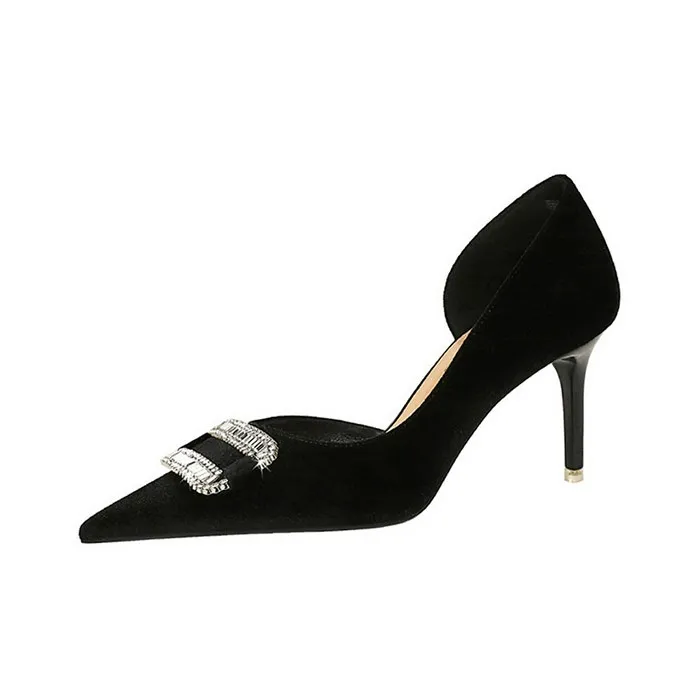 BIGTREE Slim Heel High Heels Women's-3