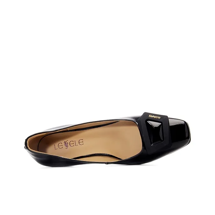 LESELE Chunky Heel High Heels Women's-3