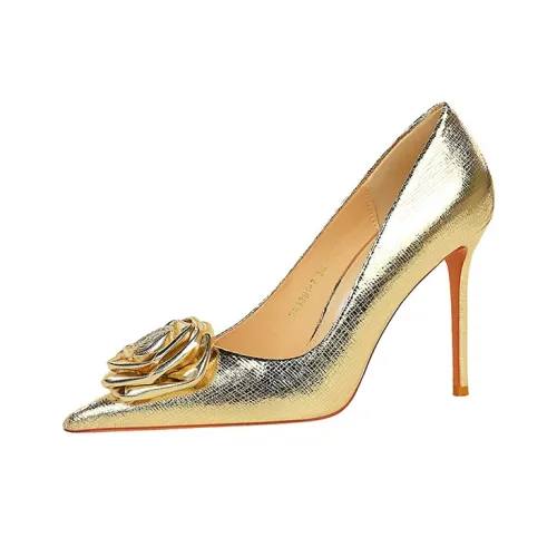 BIGTREE Slim Heel High Heels 10cm Women's