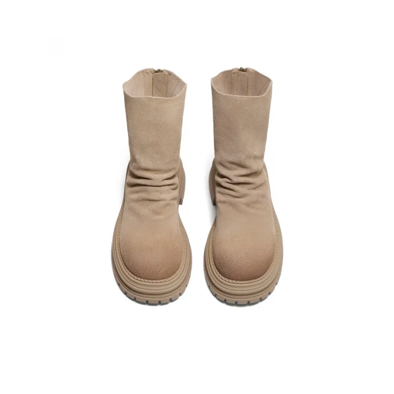 BELLE Ankle Boots Women's Brown/Apricot-2