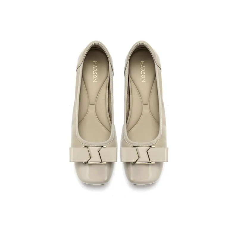 HARSON Chunky Heel High Heels 4cm Women's-3