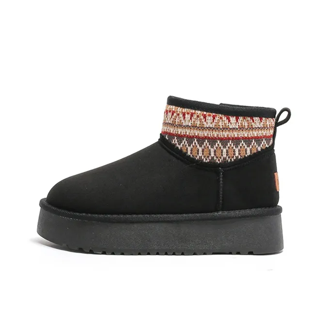 DAPHNE Short Mid-Calf Snow Boots Women's-4