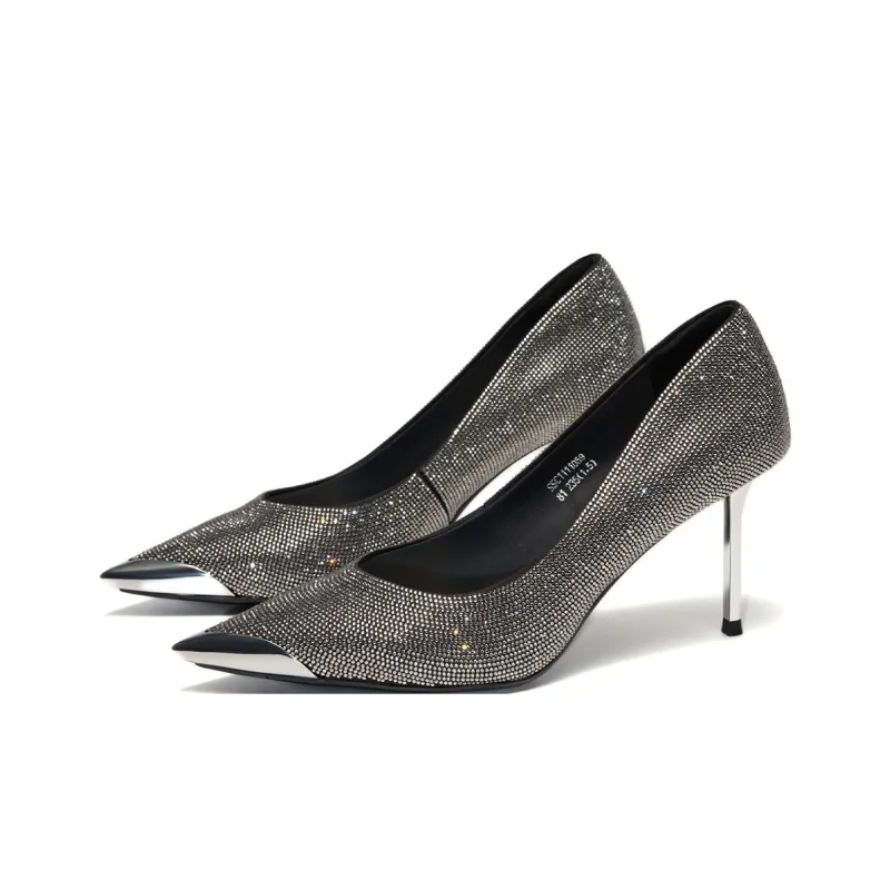 ST&SAT Galaxy Sparkling High Heels 7.8cm Women's-2