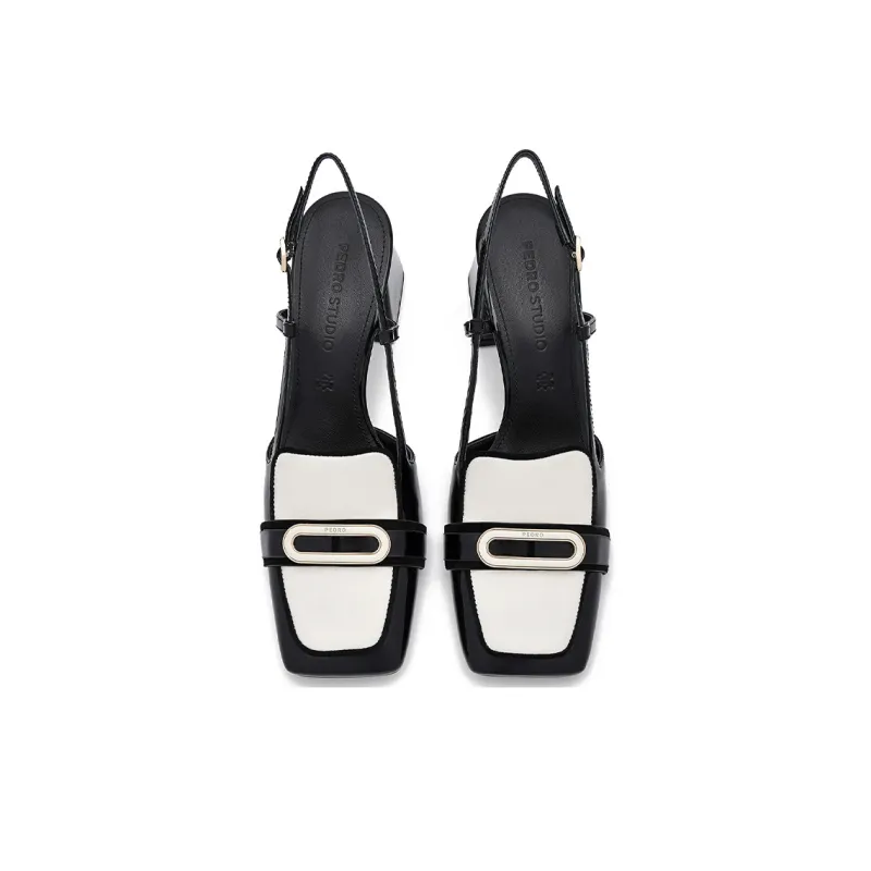 PEDRO Chunky Heel High Heels 6cm Women's-3