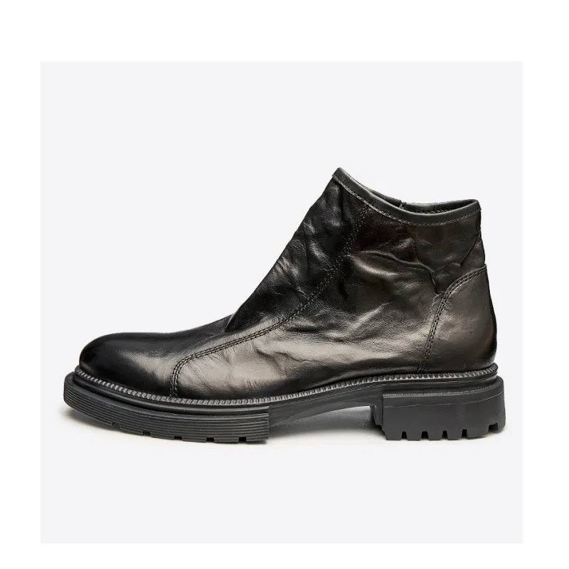 LEYGMENLG Short Martin Boot Men's Black-5