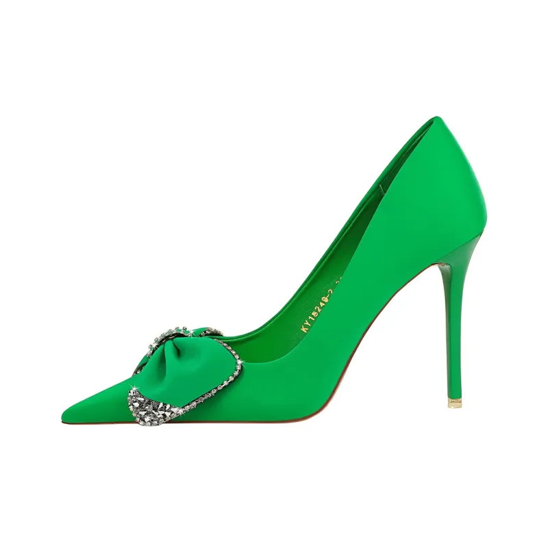 QITUMAUL Slim Heel High Heels Women's-15
