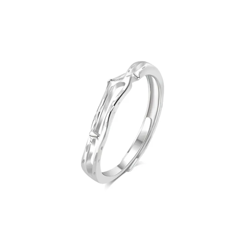 BLANK IN BLANK Sterling Silver Rings Unisex-5