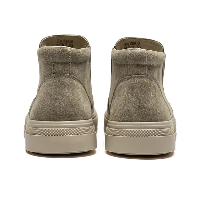 LEAVELAND Ankle Boots Men Black/Khaki-7