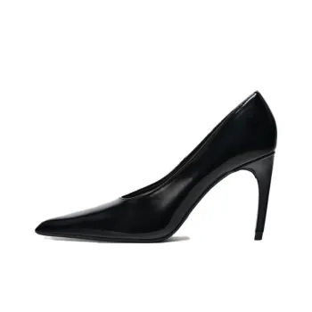 ZARA Slim Heel High Heels 9cm Women's Black