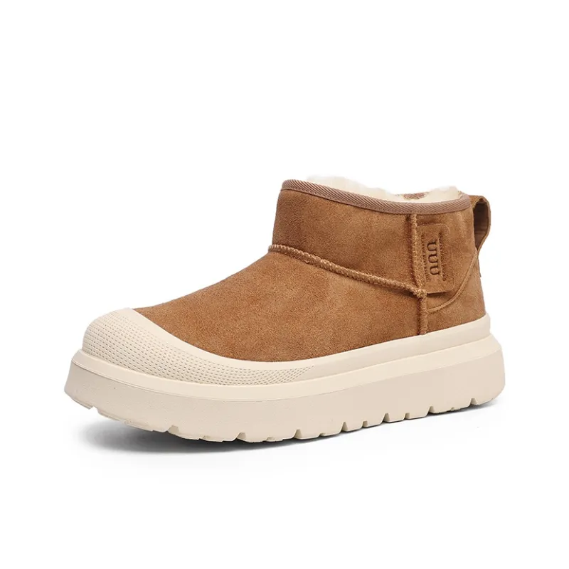 MODENGPAN Snow Boots Unisex Brown/Camel-1