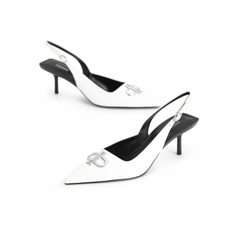 PEDRO High Heels Women's Black/White-1