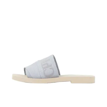 Chloe Woody Slip Resistant Slide Slippers Women's Light Blue